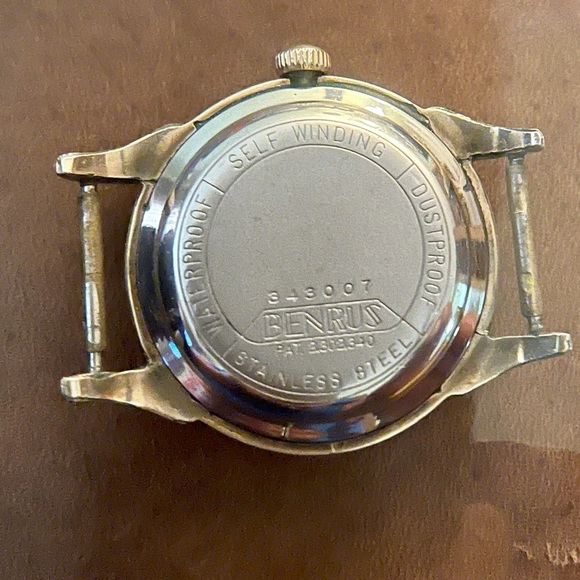 Retro BENRUS 25 Jewel men’s watch - Picture 2 of 7